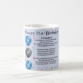 Grandson Poem - 21e verjaardag Koffiemok (Center)