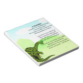 Grandson Poem - Dinosaur Notitieblok (Schuin)