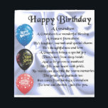 Grandson Poem - Happy Birthday Notitieblok<br><div class="desc">Een geweldig cadeau voor een kleinzoon op zijn verjaardag</div>