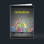 **GRANDSON** SCHRIFTELIJK IS OP DE TWEEDE DAG VAN  KAART<br><div class="desc">VERTEL JE ***GRANDSON** HOEVEEL JE HEM EEN "ZEER HAPPY BIRTHDAY" BEDANKT WENST OM TE STOPPEN MET 1 VAN DE 8 STORES!!</div>