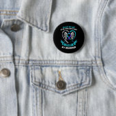 Grandson Suicide Awareness Prevention Memorial Gra Ronde Button 5,7 Cm (In situ)