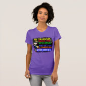 Grandson zet het spectrum autisme op de rails t-shirt (Voorkant volledig)