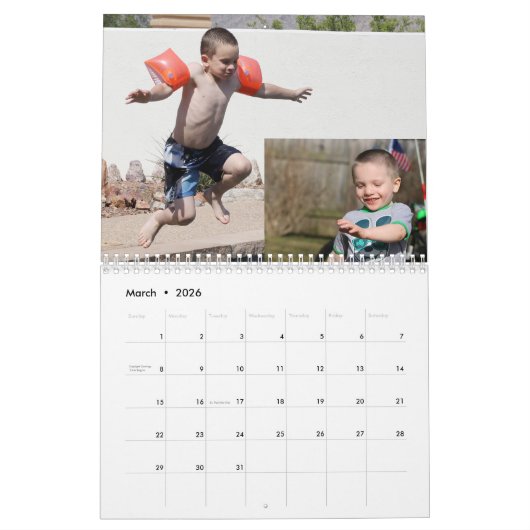Grandsons Calendar Kalender (Mar 2026)
