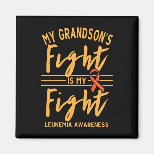 Grandson's Fight is mijn strijd tegen leukemie bew Magneet (Voorkant)