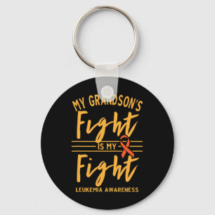 Grandson's Fight is mijn strijd tegen leukemie bew Sleutelhanger