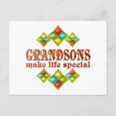 GRANDSONS MAKE LIFE SPECIAL BRIEFKAART (Voorkant)