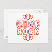 Grandsons Rock Briefkaart (Voorkant / Achterkant)