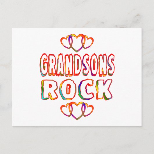 Grandsons Rock Briefkaart (Voorkant)