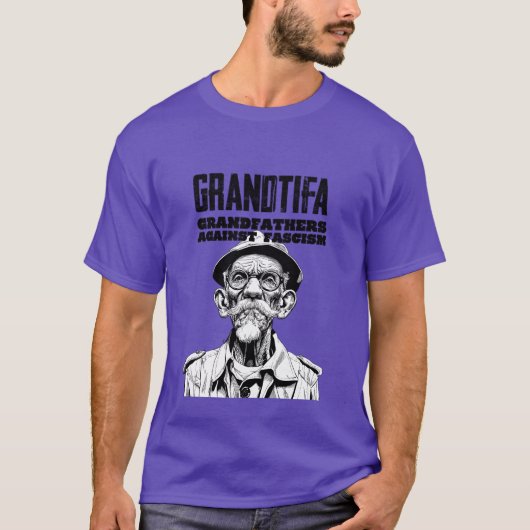 Grandtifa Grootvaders Tegen Fascisme grappig T-shirt (Voorkant)