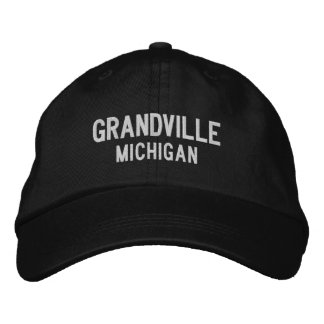 Grandville Michigan Embroidered Baseball Hat Geborduurde Pet