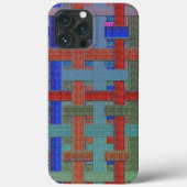 Granen, gekleurd "geblazen" in bolap of canvas Case-Mate iPhone case (Achterkant)