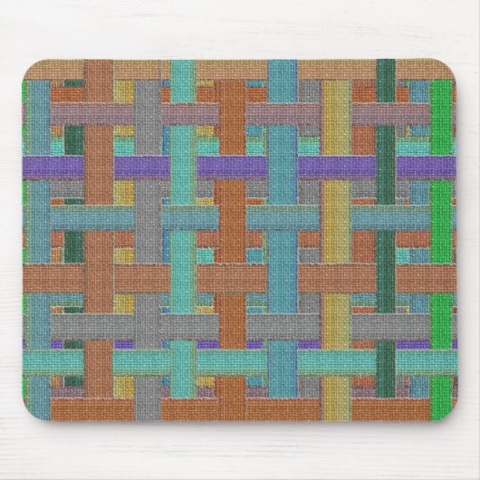 Granen, gekleurd "geblazen" in bolap of canvas muismat (Voorkant)