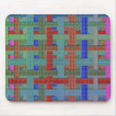 Granen, gekleurd "geblazen" in bolap of canvas muismat (Voorkant)