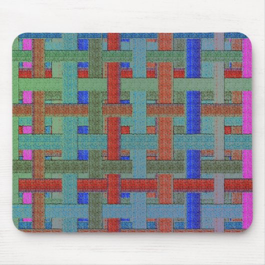 Granen, gekleurd "geblazen" in bolap of canvas muismat (Voorkant)