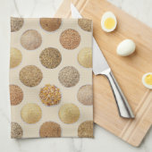 Granen Oogst Spots Theedoek (Quarter Fold)