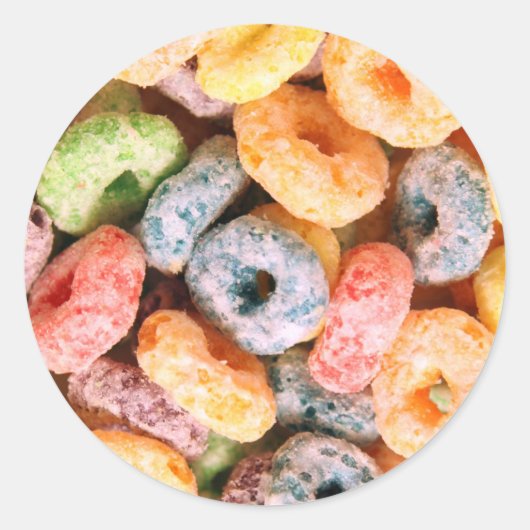 Granen Ronde Sticker (Voorkant)