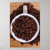Granen van koffiebonen poster (Voorkant)