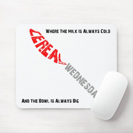 Granen Woensdag Mousepad Muismat (Met muis)