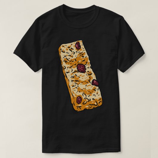 Granenbar Breakfast Food CerealBar T-shirt (Design voorkant)