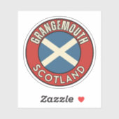 Grangemouth, Schotland Sticker (Vel)