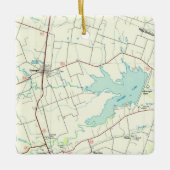 Granger TX  kaart Keramisch Ornament (Voorkant)