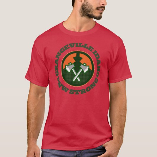 Grangeville Idaho PNW Strong T-shirt (Voorkant)