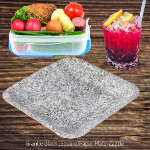 Graniet Black Papieren Bordje
