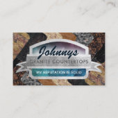 Graniet Countertops Slogans Visitekaartjes (Voorkant)