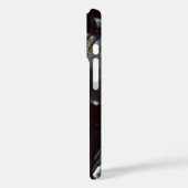 Graniet Dunne Sectie Monogram- Rock Textuur Case-Mate iPhone Case (Achterkant / Links)