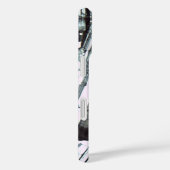 Graniet Dunne Sectie Monogram- Rock Textuur Case-Mate iPhone Case (Achterkant / Rechts)