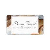 graniet geïoniseerde slak etiket (Voorkant)