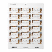 graniet geïoniseerde slak etiket (Full Sheet)