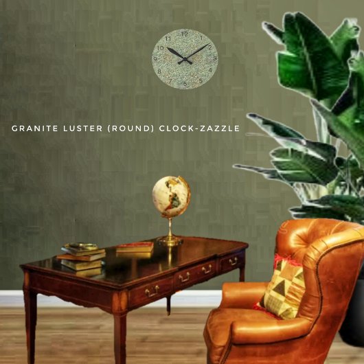 Graniet Glans Ronde Klok