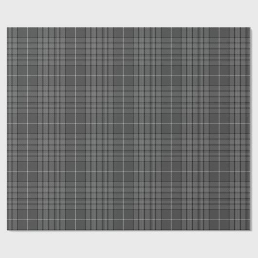 Graniet Grey Tartan Pset Cadeaupapier (Vlak)