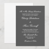 Graniet grijs contemhedendaagse aanvullende kleur kaart (Voorkant / Achterkant)