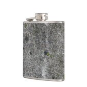 Graniet Grijs met Groen Mos Heupfles (Links)