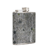 Graniet Grijs met Groen Mos Heupfles (Rechts)