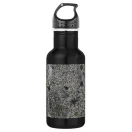 Graniet grijs met tekst waterfles 