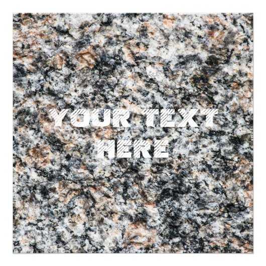 Graniet - Hard Rock Foto Afdruk (Voorkant)