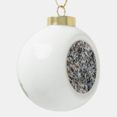 Graniet - Hard Rock Keramische Bal Ornament (Links)
