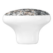 Graniet - Hard Rock Keramische Knop (Zijkant)