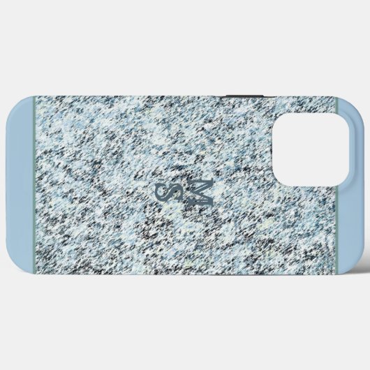 Graniet Inlay Case-Mate iPhone Case (Achterkant (horizontaal))