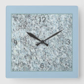 Graniet Inlay Vierkante Klok (Voorkant)