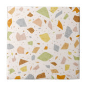 Graniet korrelig getextureerd Italiaans terrazzo p Tegeltje (Voorkant)