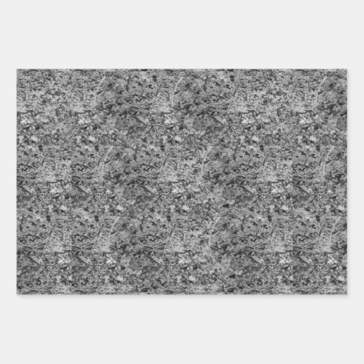 Graniet Mozaïek Abstract Steen Marmeren Patroon Inpakpapier Vel (Voorkant 3)