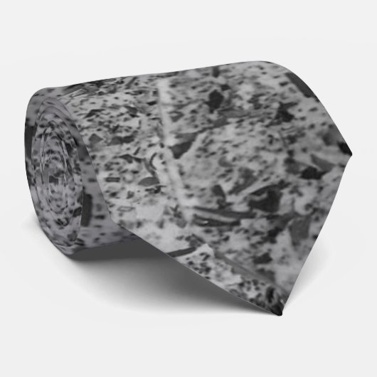Graniet Mozaïek Abstract Steen Marmeren Patroon Stropdas (Opgerold)
