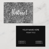 Graniet Mozaïek Abstract Steen Marmeren Patroon Visitekaartje (Voorkant / Achterkant)