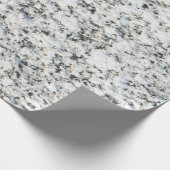 Graniet oppervlaktepatroon cadeaupapier (Hoek)