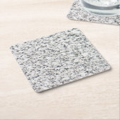 Graniet oppervlaktepatroon kartonnen onderzetters (Schuin)