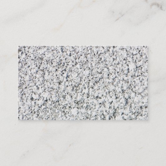 Graniet oppervlaktepatroon visitekaartje (Achterkant)
